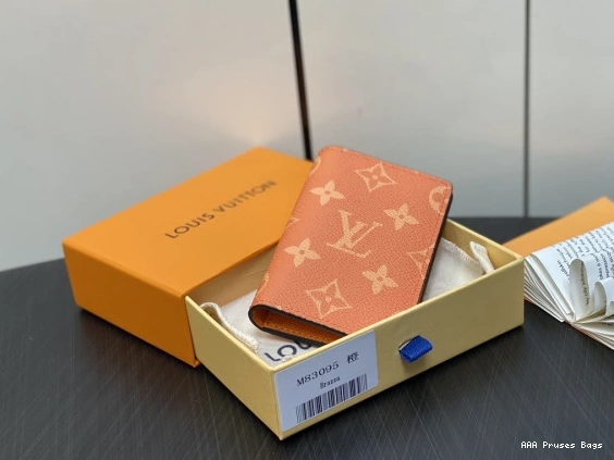 AAA Pruses Bags Organizer-7.5*11.1*1 cm VUITTON LOUIS Pocket 0802